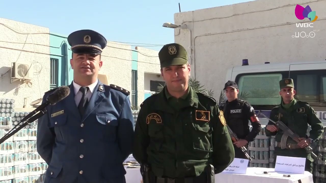 بسكرة: شرطة سيدي عقبة وكتيبة الدرك الوطني توقفان شخصين وتحجز 7614 وحدة من المشروبات الكحولية