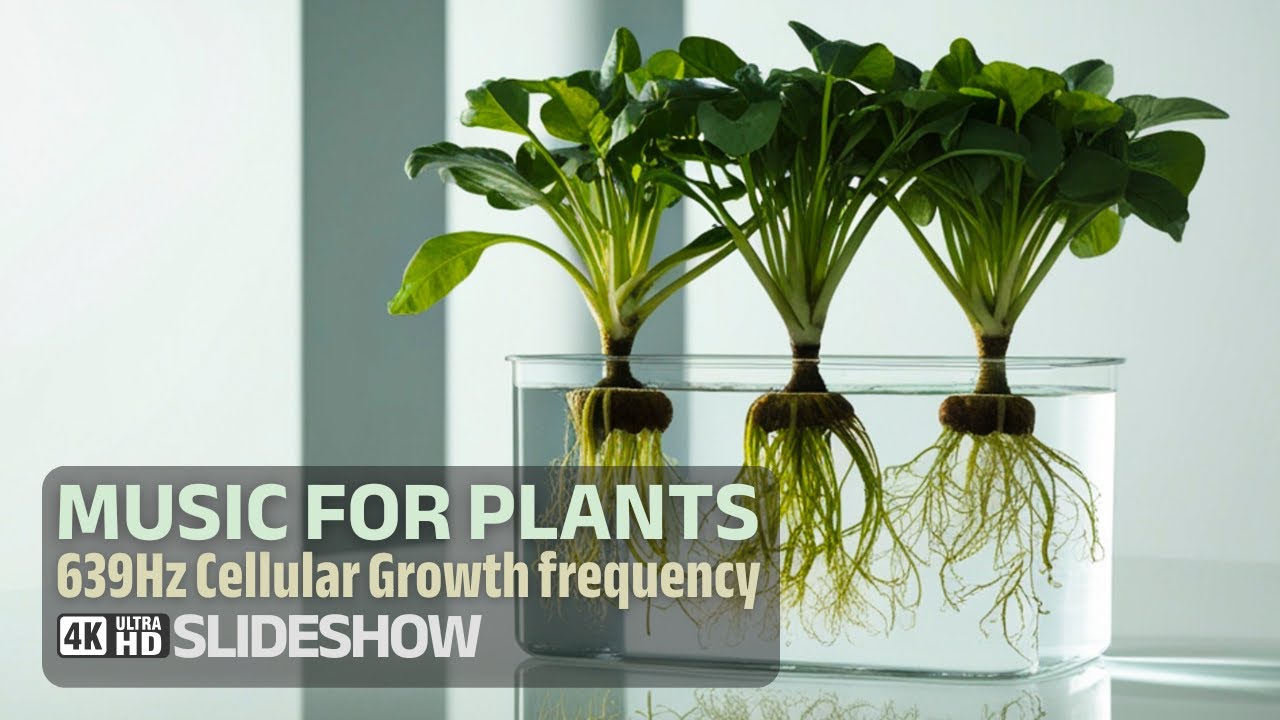 12 HOURS 639 Hz Plant Music 🌱 Boost Blooming, Cellular Connection & Growth