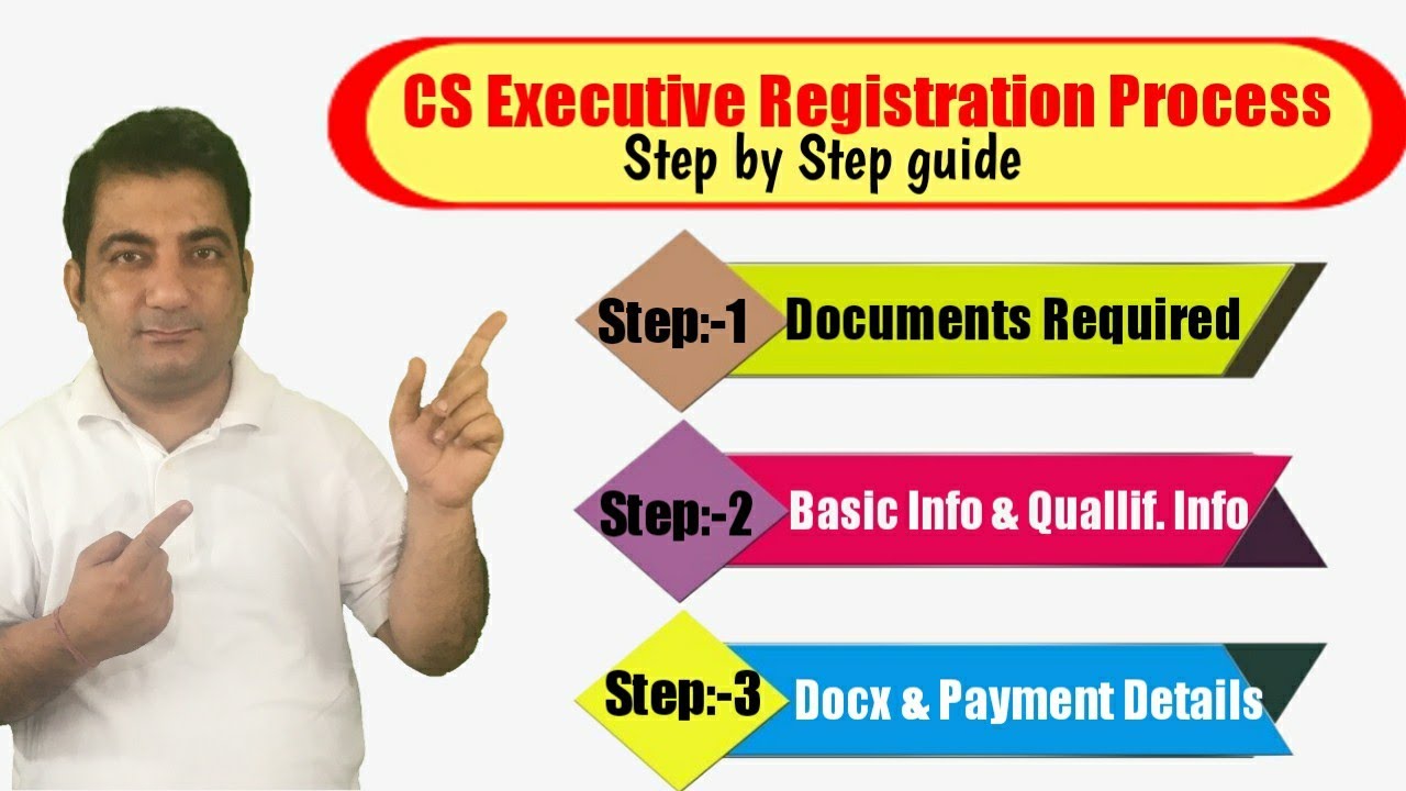 CS Executive Registration form After CSEET | How to fill CS CS Executive Registration form Dec 2021