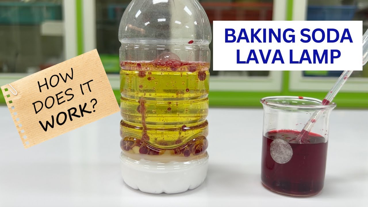 Лавовая лампа из пищевой соды | Как она работает?