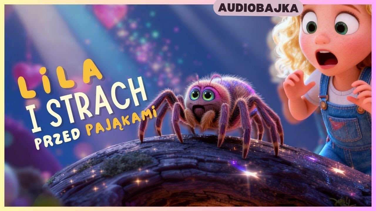 Lila i strach przed pająkami 🕷️ Bajka Do Słuchania Dla Dzieci 🎧 Audiobook Na Dobranoc | Audiobajka