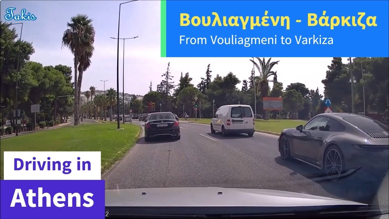 🚗 Driving in Athens Riviera ⛵ From Vouliagmeni to Varkiza ⛵