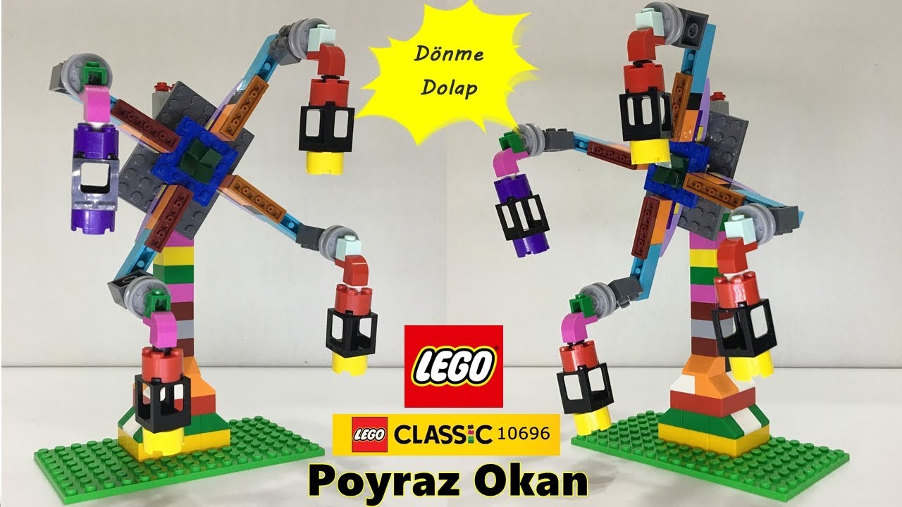 Lego Classic 10696 Tuğlaları İle Dönme Dolap Nasıl Yapılır? | 10696 Lego Classic Ideas