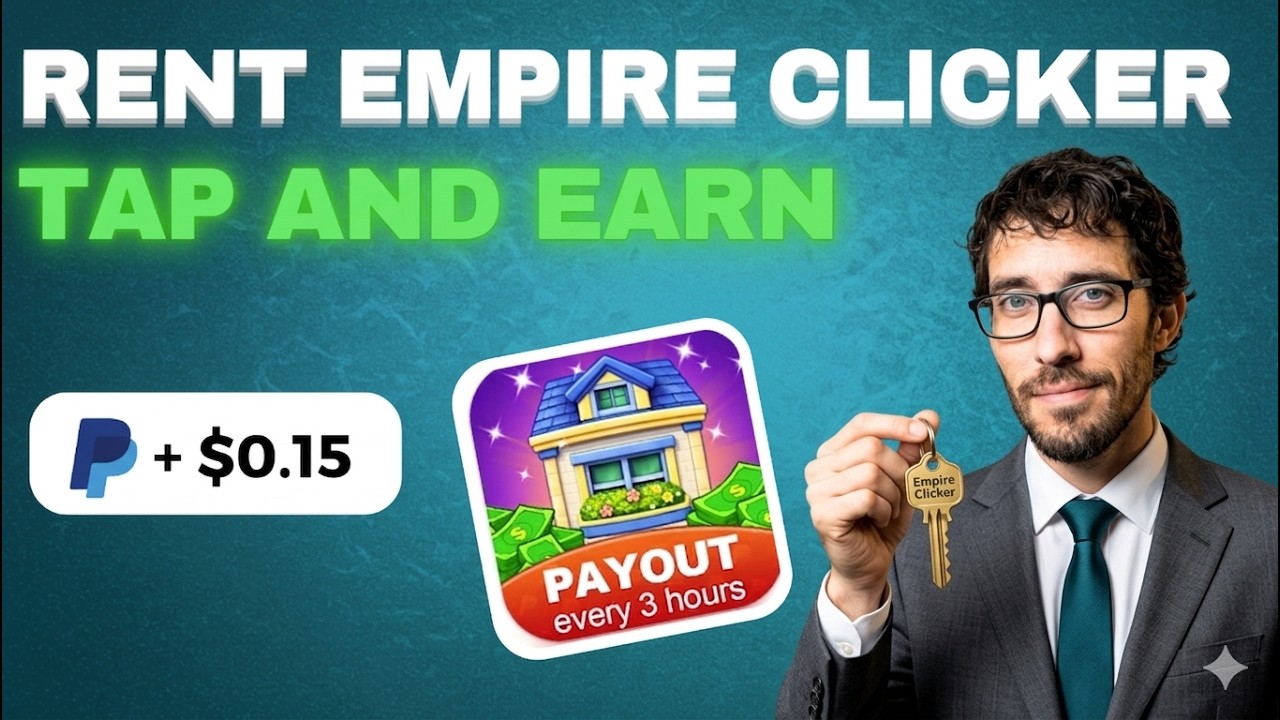 Rent Empire Clicker Review - Tap, Earn, Cash out Every 3 Hrs!