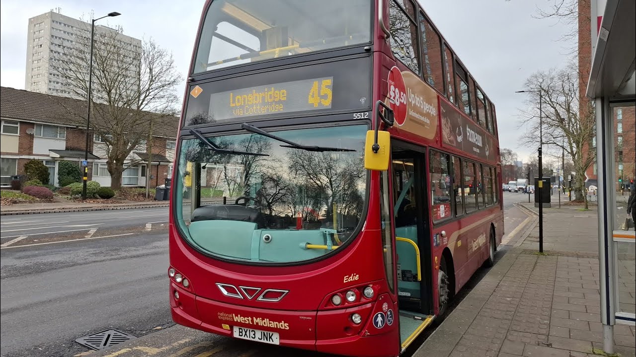 *Great engine, collab & bday special!* NXWM 5512 BX13JNK Volvo B5LH Wright Gemini 2 45 to Longbridge