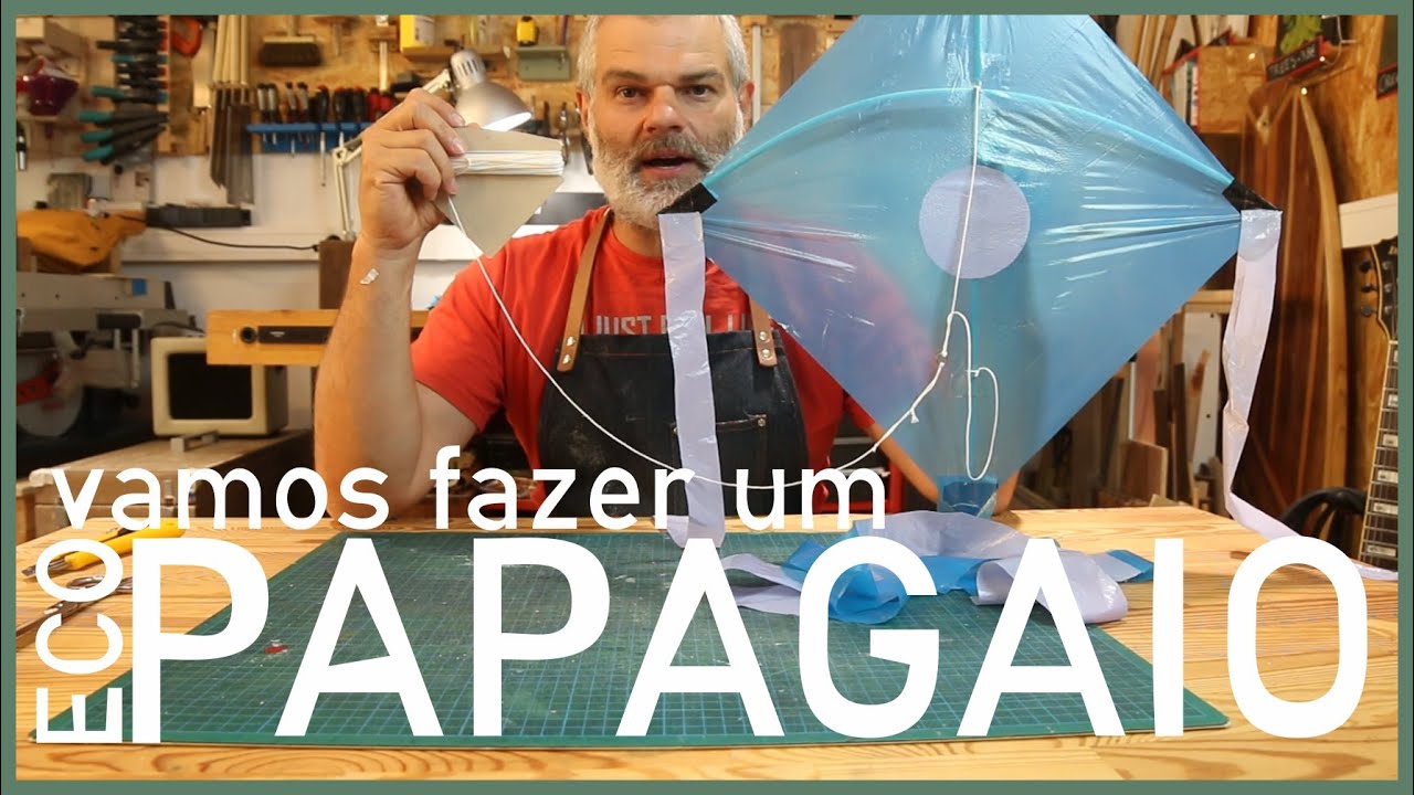 Ideias na Oficina do Erro: Vamos fazer um Ecopapagaio