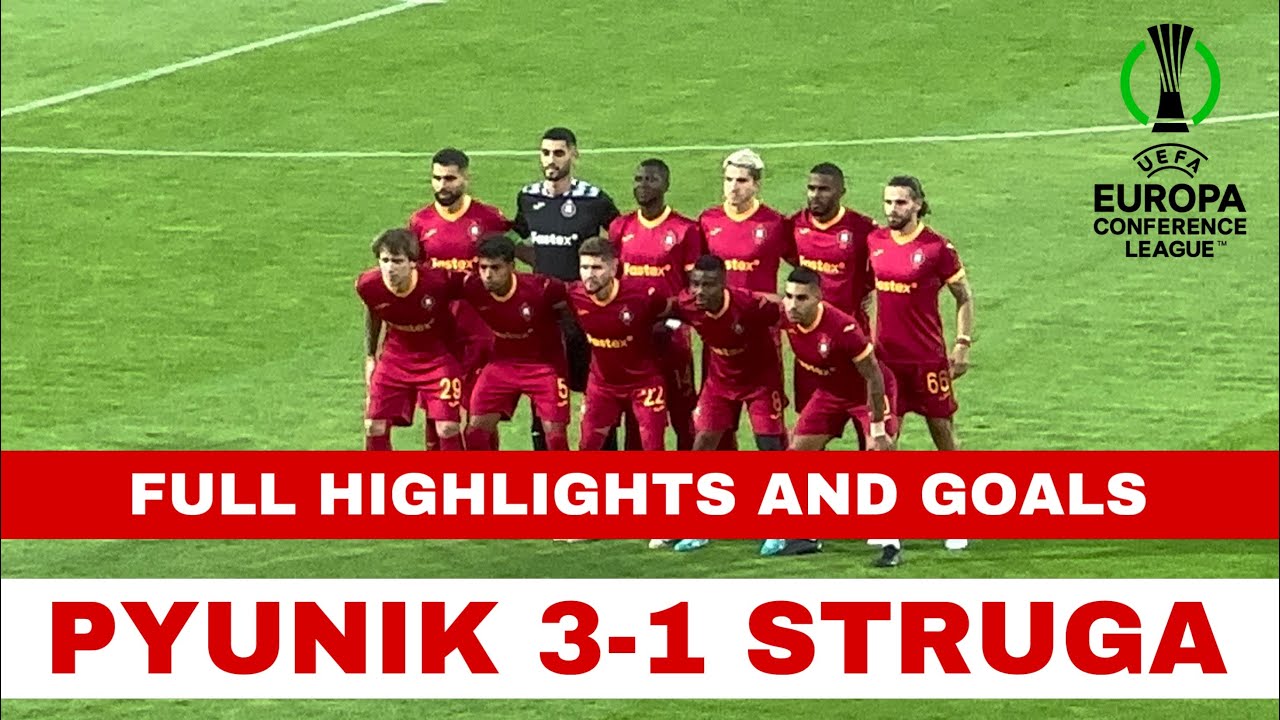PYUNIK - STRUGA (3-1) FULL HIGHLIGHTS AND GOALS | Փյունիկ - Ստրուգա | ПЮНИК - СТРУГА 3-1