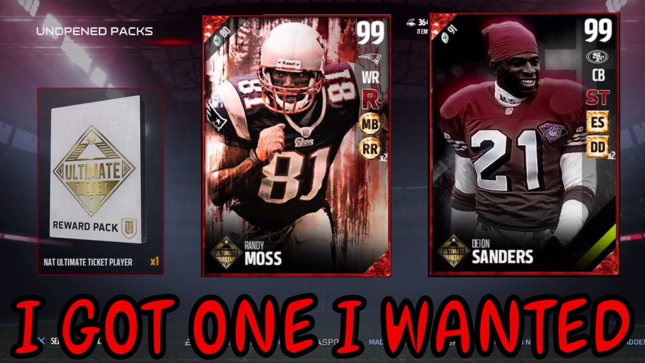 99 OVERALL ULTIMATE TICKET PULL OMG! MADDEN 17 ULTIMATE TEAM PACK OPENING UT