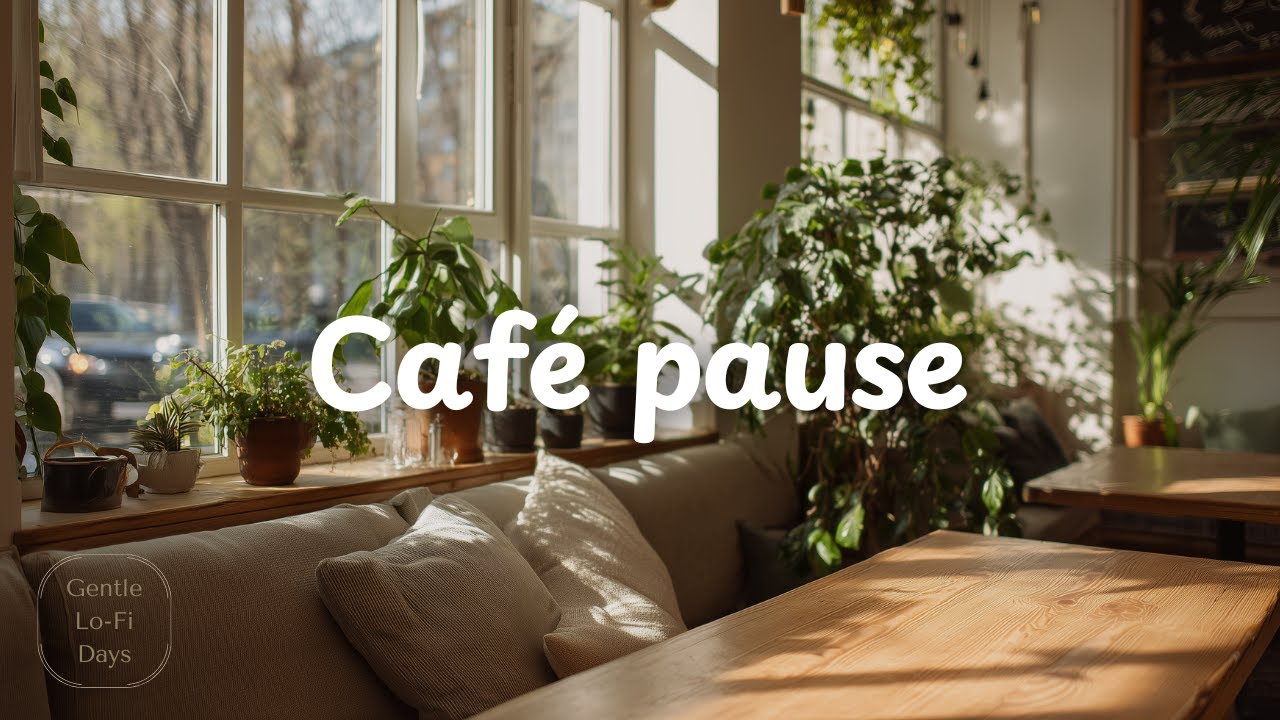 Caf&eacute; pause ☕️✨[chill acoustic, lofi chill mix] calm music for study, work, relax｜playlist BGM
