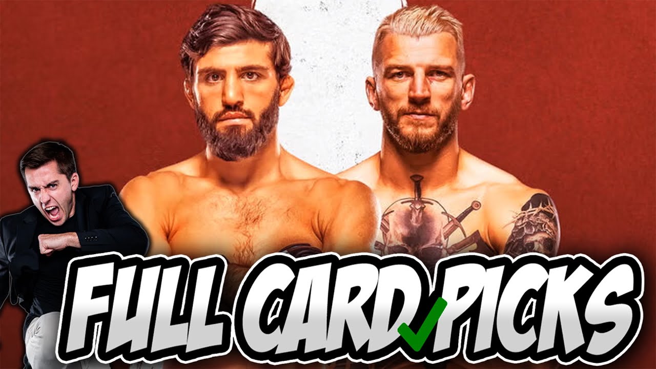 FINCH'S UFC QATAR TSARUKYAN VS HOOKER FULL CARD PREDICTIONS