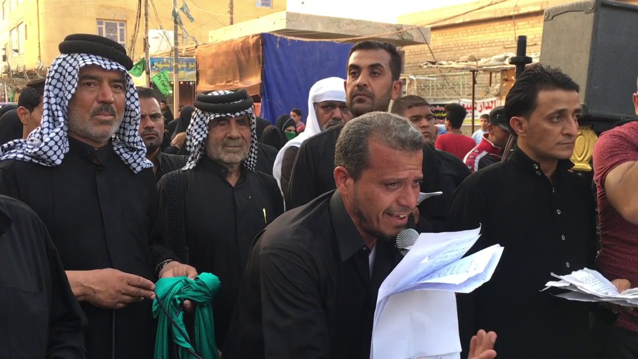 موكب انصار الحسين عليه السلام تشابيه السبي الرادود ملا جابر القلعاوي 2018