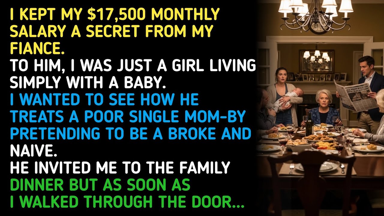 I KEPT MY $17,500 MONTHLY SALARY A SECRET FROM MY FIANCE.TO HIM, I WAS JUST A GIRL LIVING SIMPLY... 