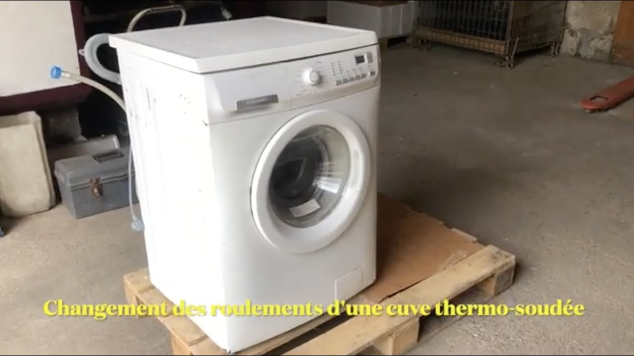 Comment changer les roulements de son lave-linge à cuve non-démontable + bague de tambour + charbons