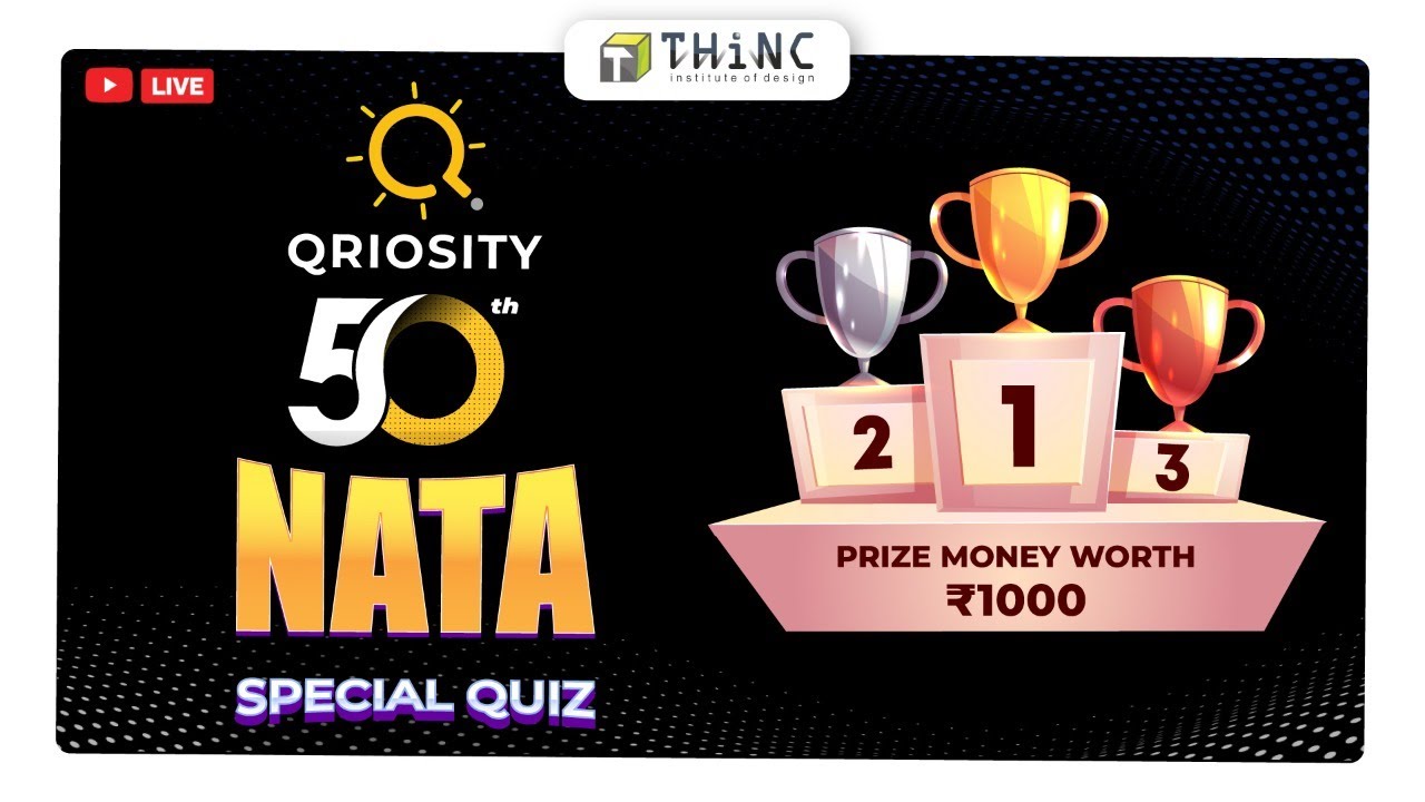 QRIOSITY QUIZ 50 | NATA MOCK QUIZ | NATA 2022 | B.ARCH EXAM PREPARATION |ARCHITECTURE ENTRANCE EXAM