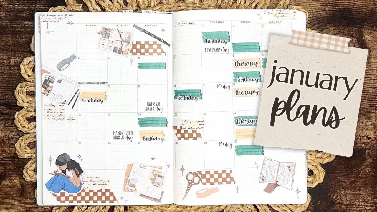 Better Late Than Never… | January Monthly Plan With Me | Sterling Ink Common Planner