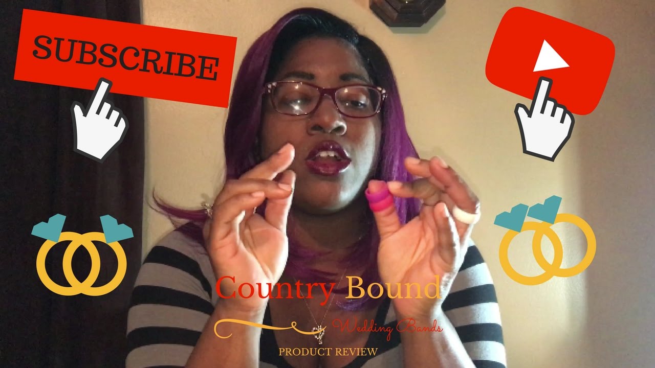 The BEST Flexible Silicone Wedding band set by Country Bound