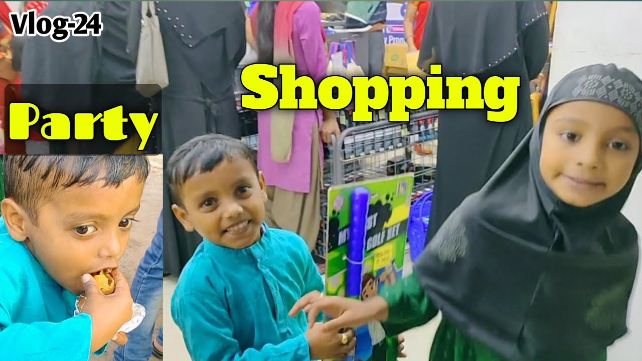 Shopping 🛍️ from Vishal Mega Mart || Golgappa Party || Suhail Azmi Vlogs ||