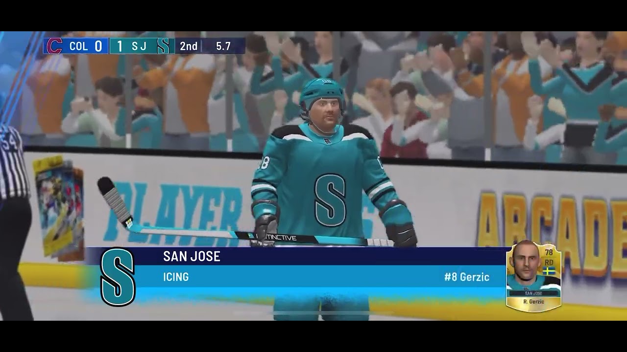 Round 2 game 2 Avalanche vs Sharks