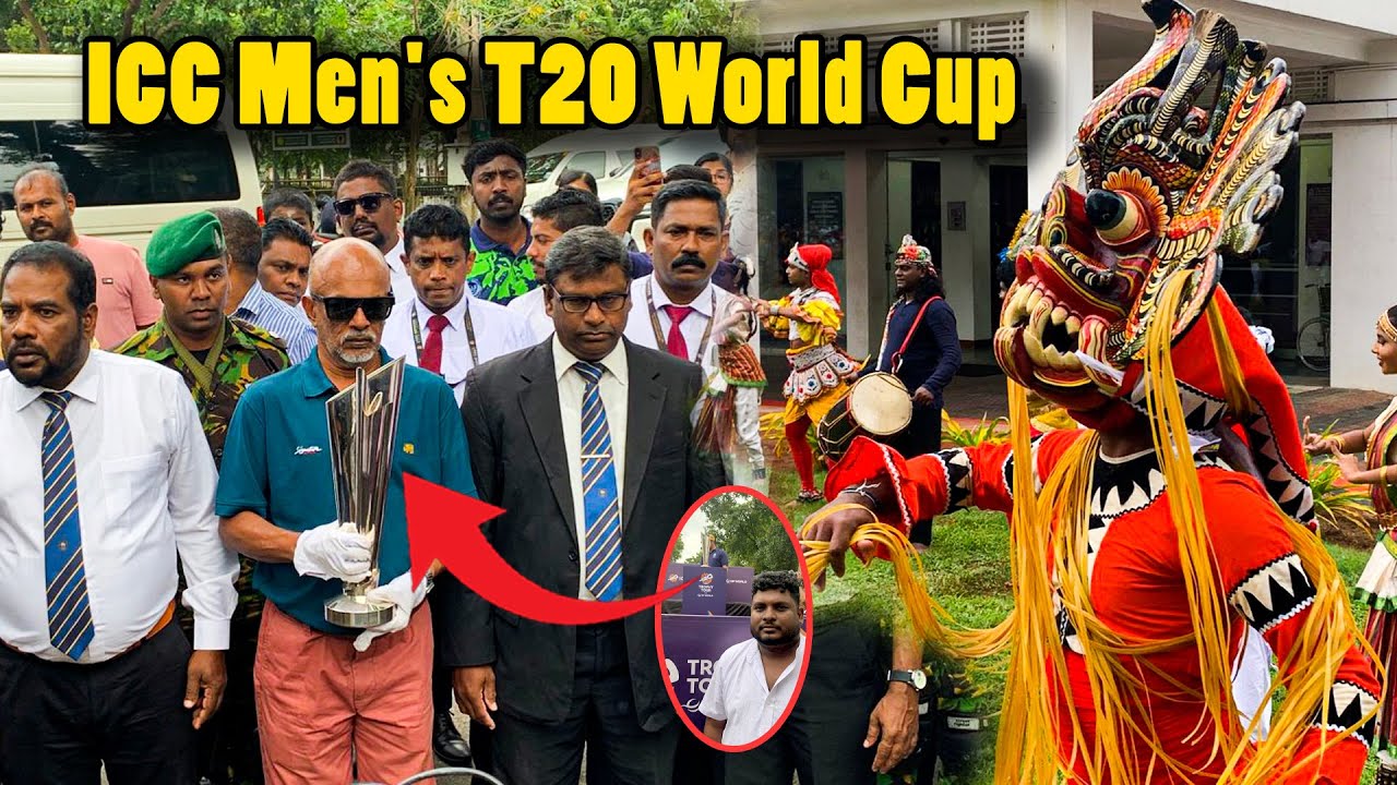 பலத்த பாதுகாப்புடன் யாழ் வந்த ICC Men's T20 World Cup | T20 World Cup #icc #iccworldcup
