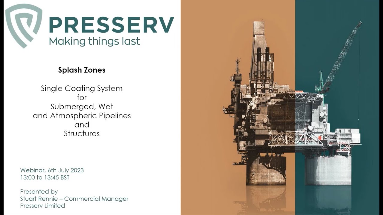 Splash zones - A single coating system for submerged, wet and atmospheric pipelines and structure