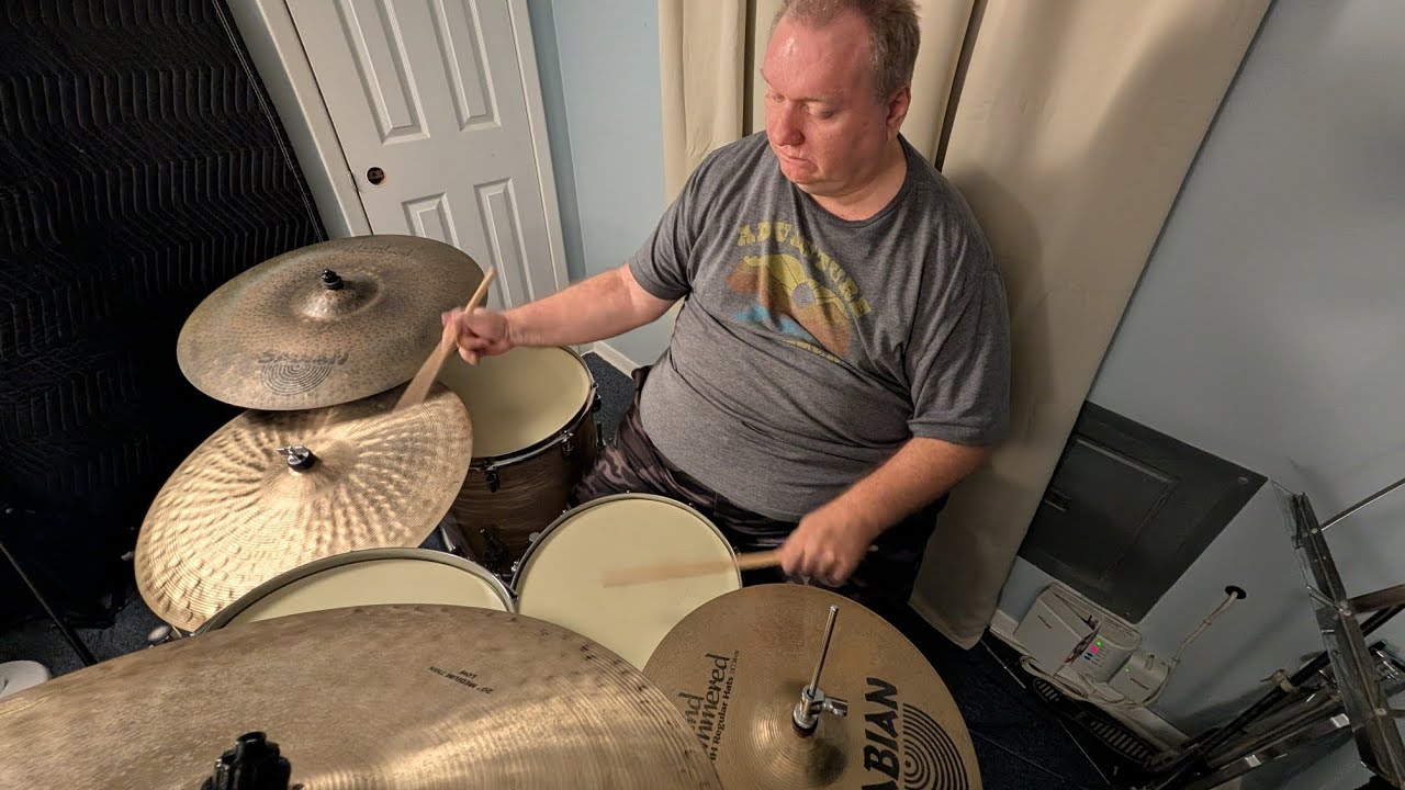 Afro Cuban 3/4 drumset groove revisited