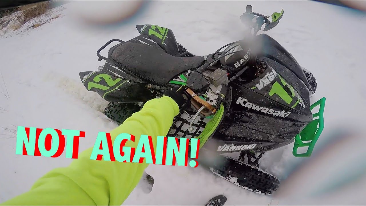 Riding On Thin Ice / Water Drifts  - kfx 450r Moto Vlog #26