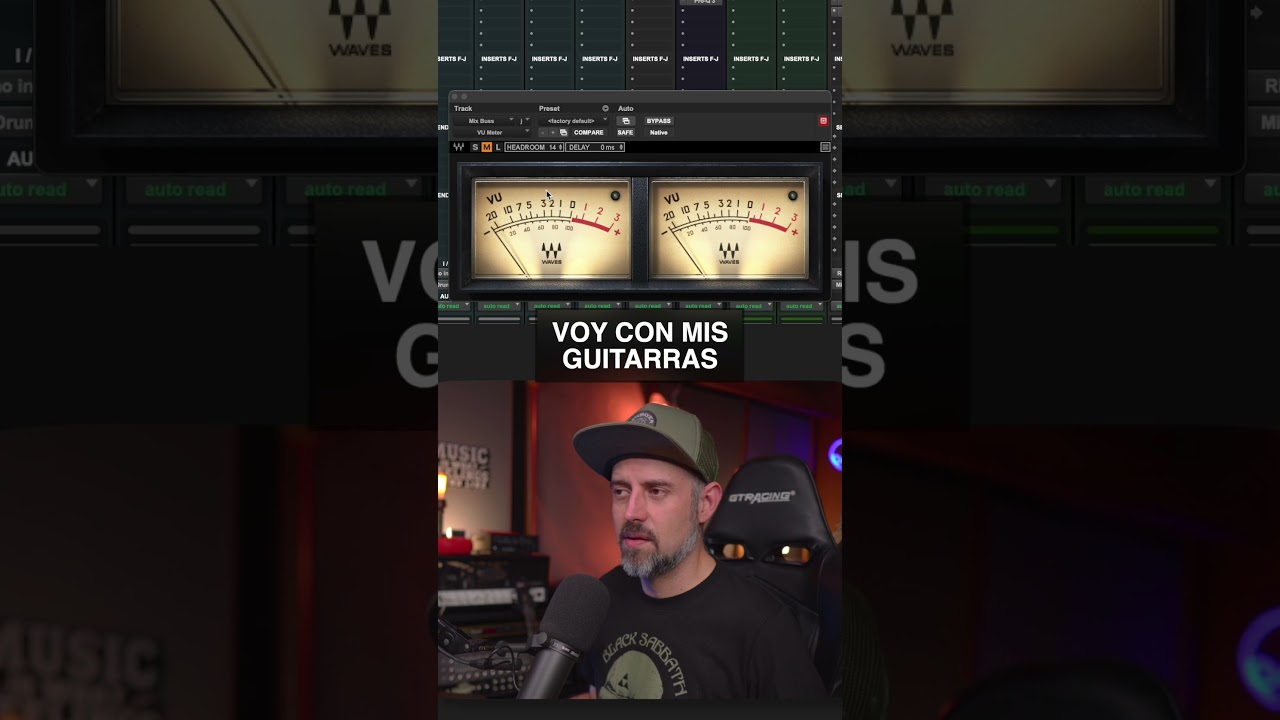 Gain Staging con VU Meter #gainstaging #mixing #mezclaymasterizacion