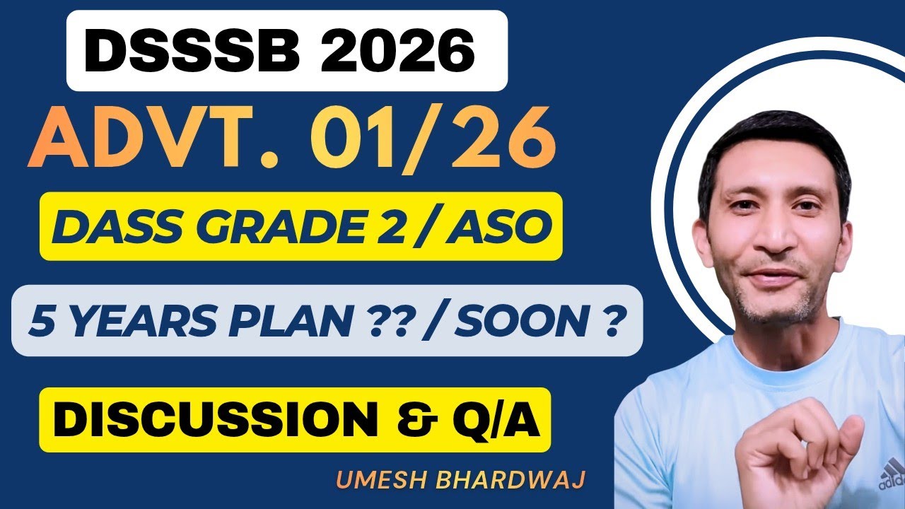 #dsssb New Vacancies and Old results !! #tgt Exams ? #dassgrade2 #aso details #umesh bhardwaj