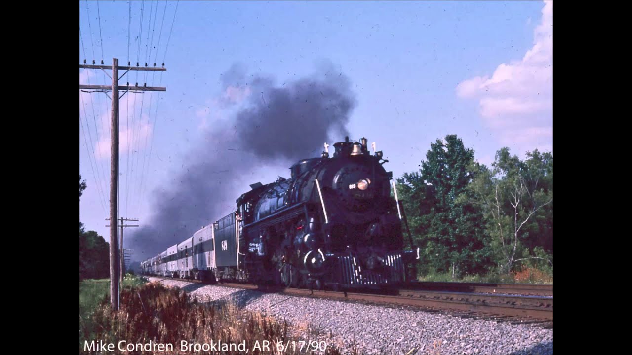 Cotton Belt 819 At Speed Through Jonesboro, AR