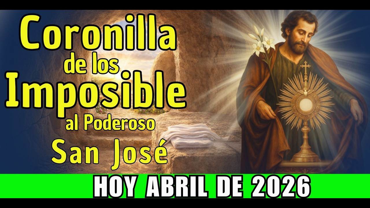 Coronilla a San José : Recupera hoy mismo lo que creías PERDIDO para siempre