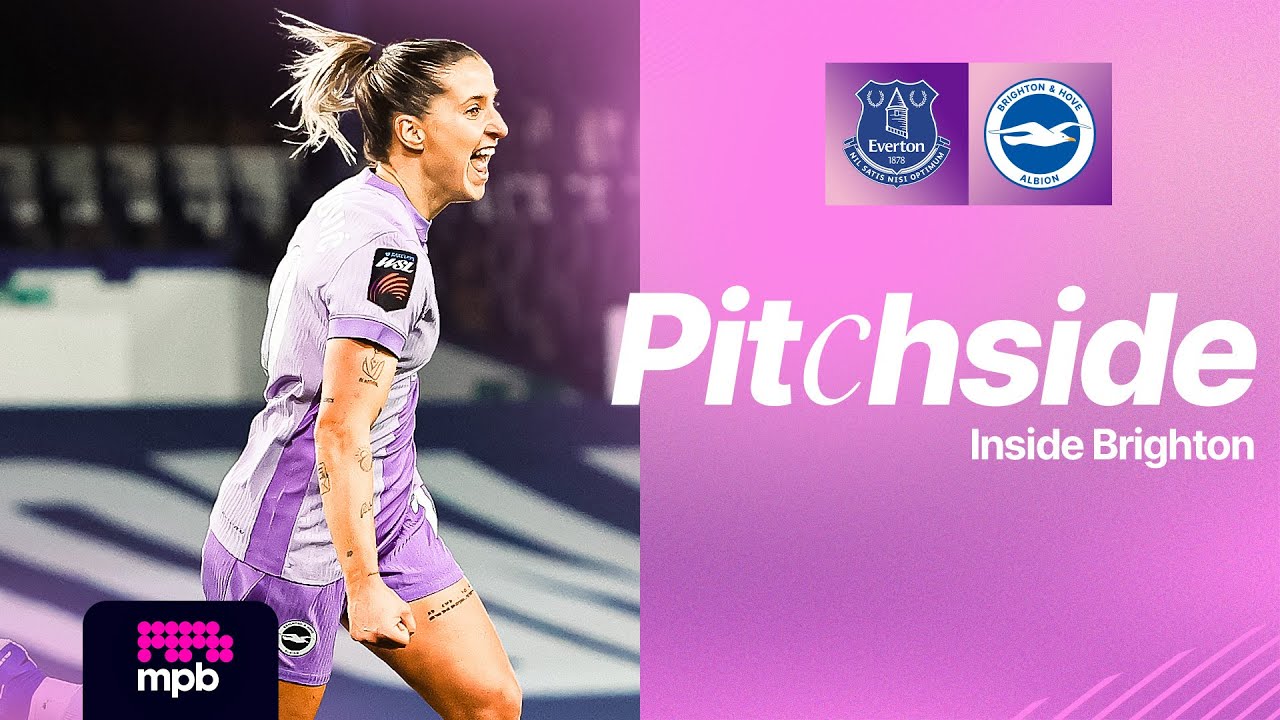 PITCHSIDE | Albion Unwrap The Toffees | Everton v Brighton