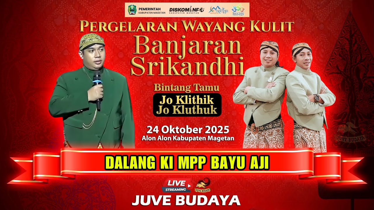 🔴LIVE WAYANG KULIT KI MPP BAYU AJI - BANJARAN SRIKANDHI - FEAT JO KLITHIK JO KLUTHUK 24 Oktober 2025