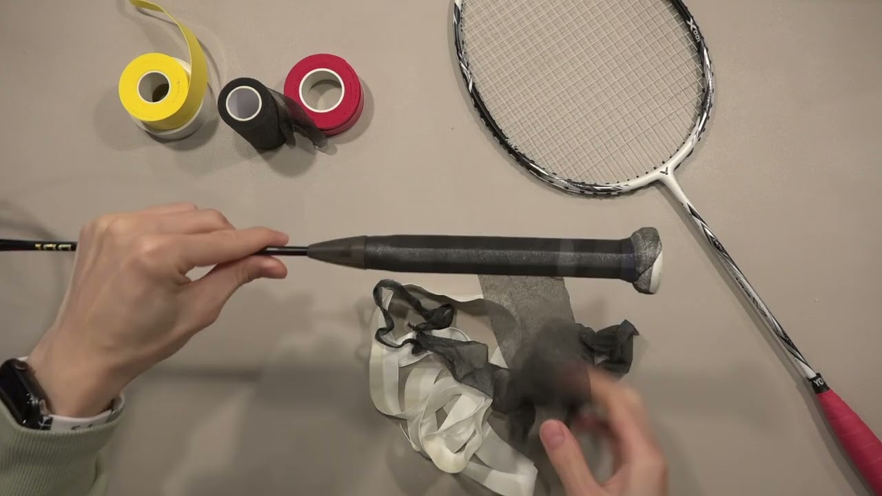 Badminton racket ASMR: Gripping my Victor Auraspeed 100X Ultra 2024 Special Edition (4UG5)