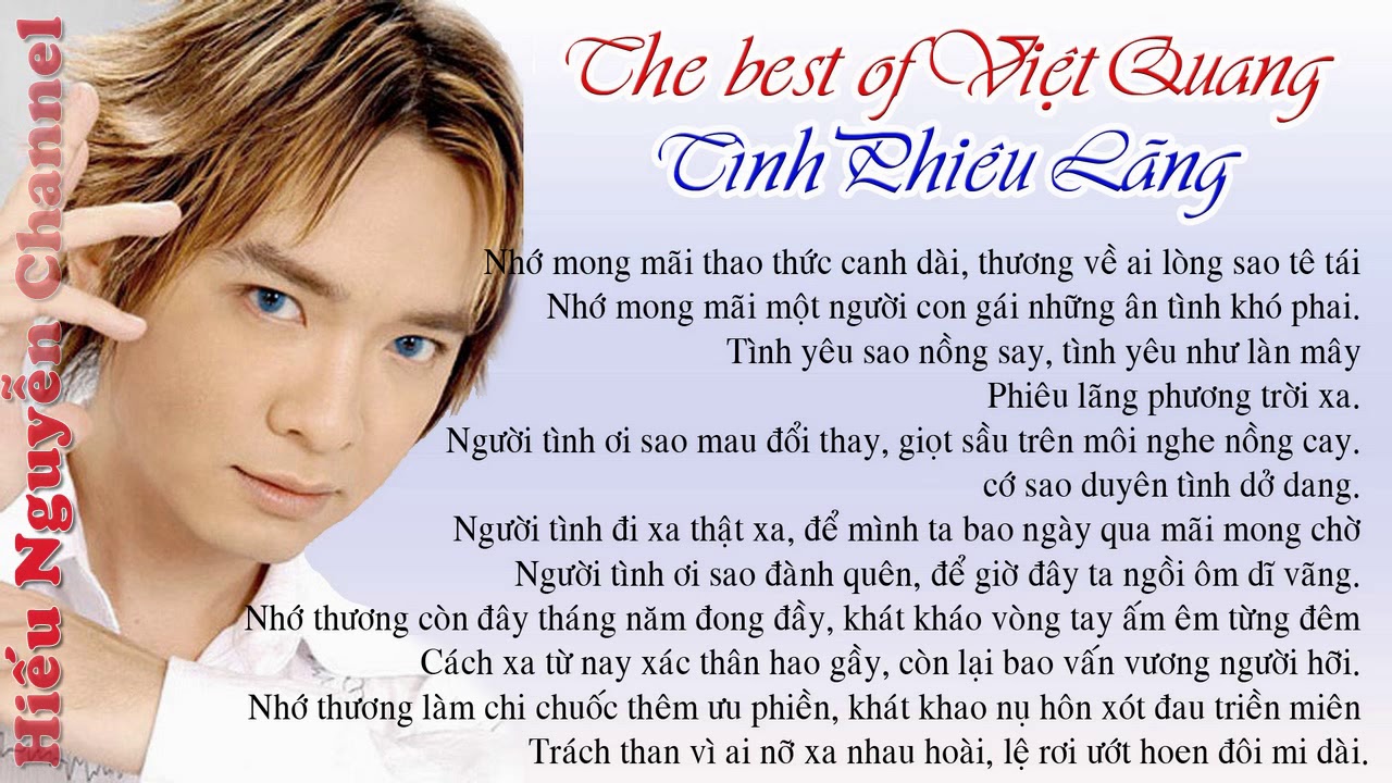 T&igrave;nh phi&ecirc;u l&atilde;ng - Việt Quang