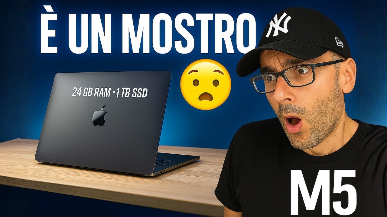 Ho comprato il nuovo Apple MacBook Pro con chip.M5.&hellip; Prime impressioni - LO TERRO'? 🤯