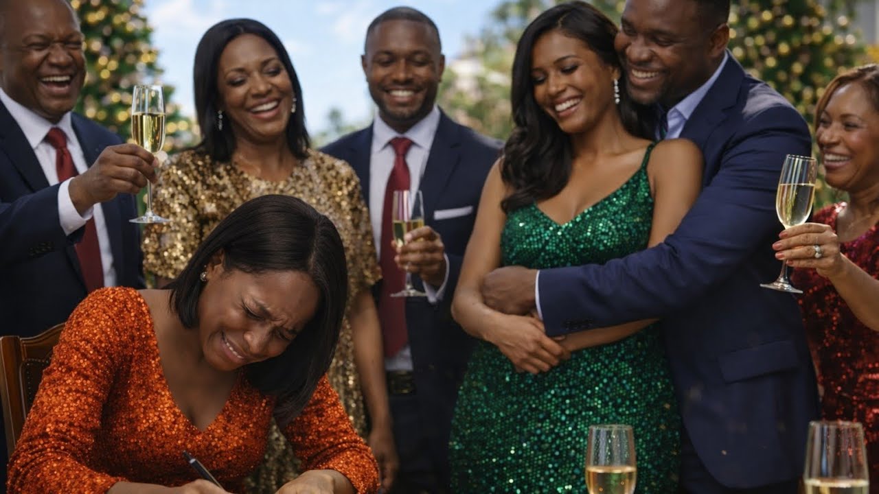 In Tears, She Signed the Divorce Papers at the Thanksgiving Party —His entire Family Laughed Unaware