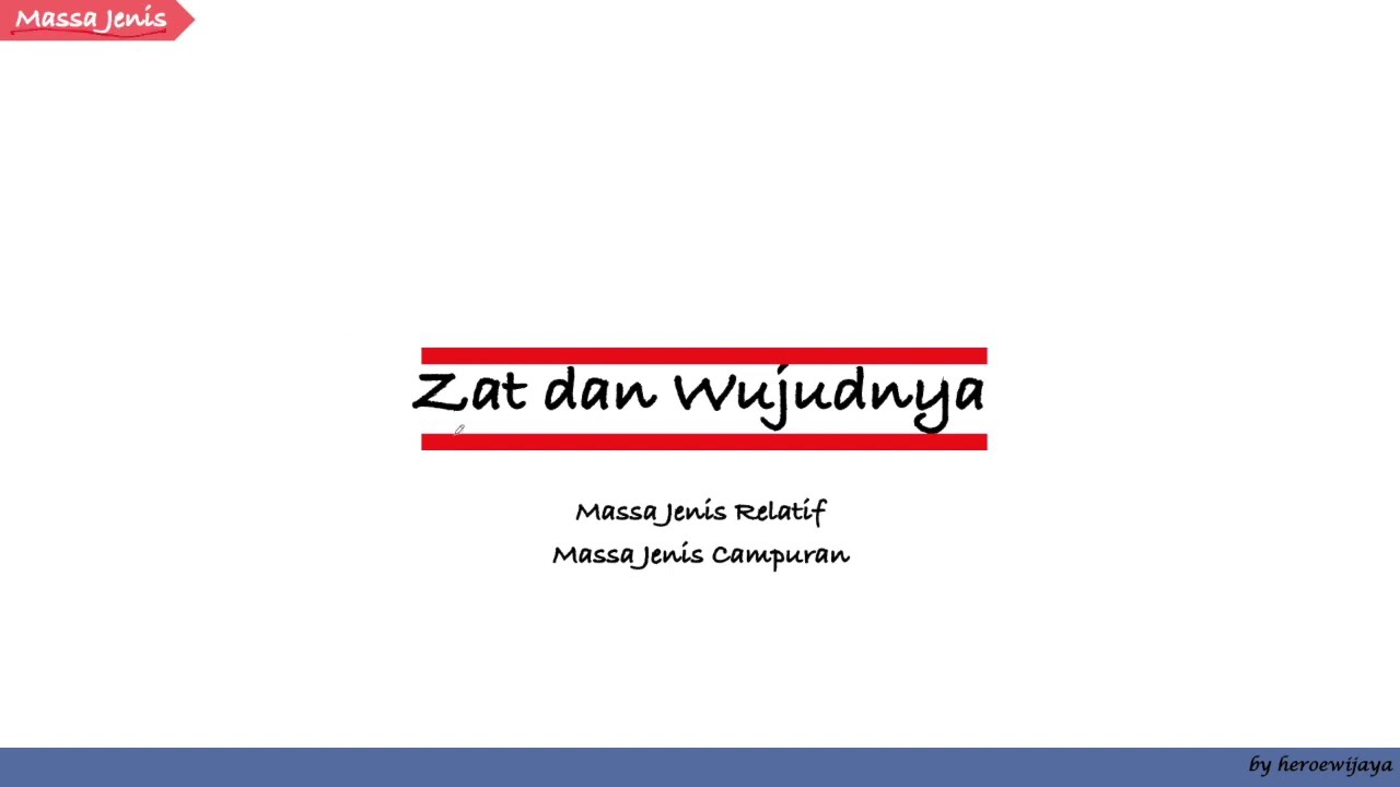 Zat dan Wujudnya #3 - Massa jenis relatif dan massa jenis campuran