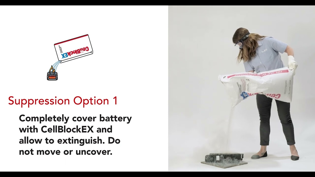 Stop a Battery Fire with CellBlockEX