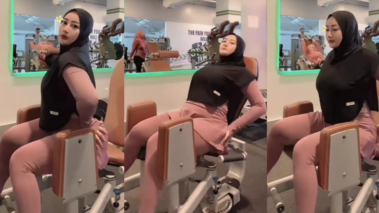 Hijab Gym Outfit Olah Raga Senam Fitnes Legging Rok