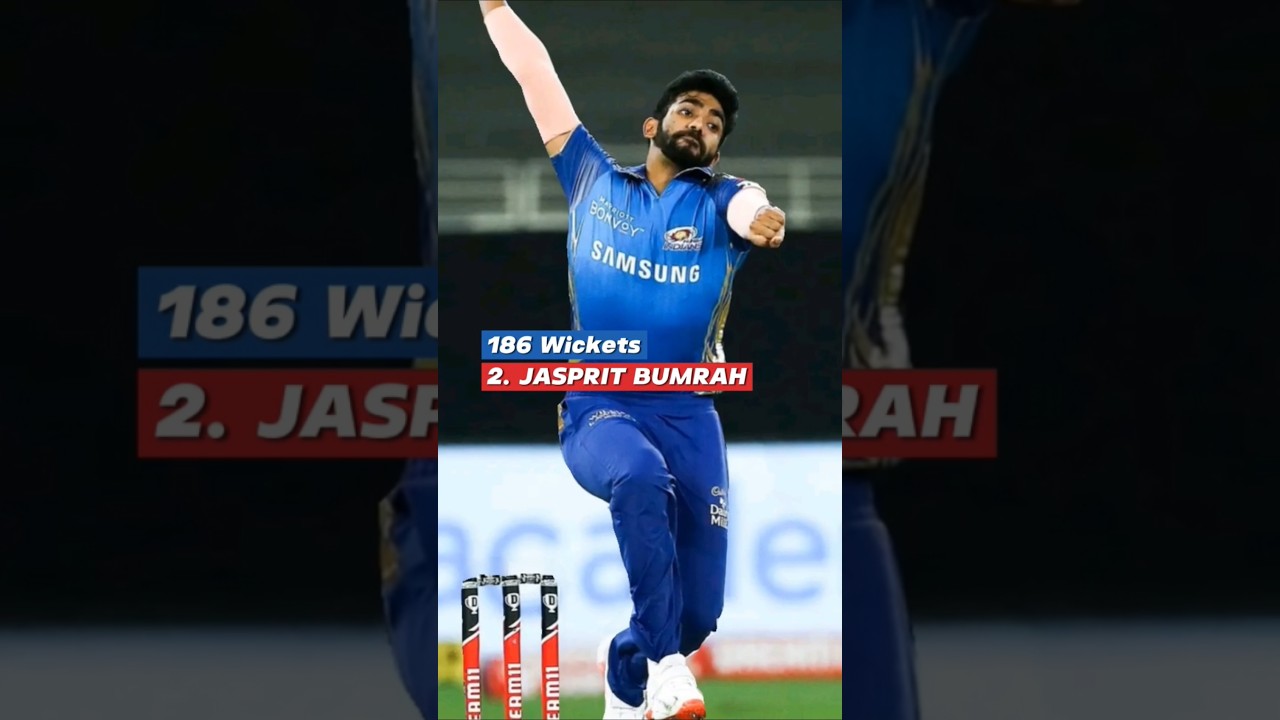 Most Wickets for Mumbai Indians in IPL History 💥🤯 #jaspritbumrah #mumbaiindians #tataipl #ipl2025