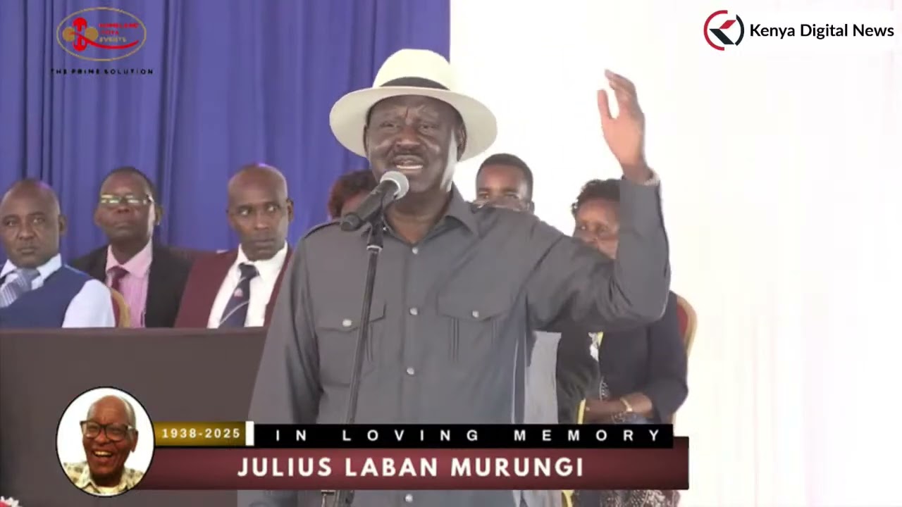 'SIJAINGIA KWA SERIKALI YA RUTO MIMI!' Raila Odinga says as he meets Martha Karua in Tharaka Nithi!!