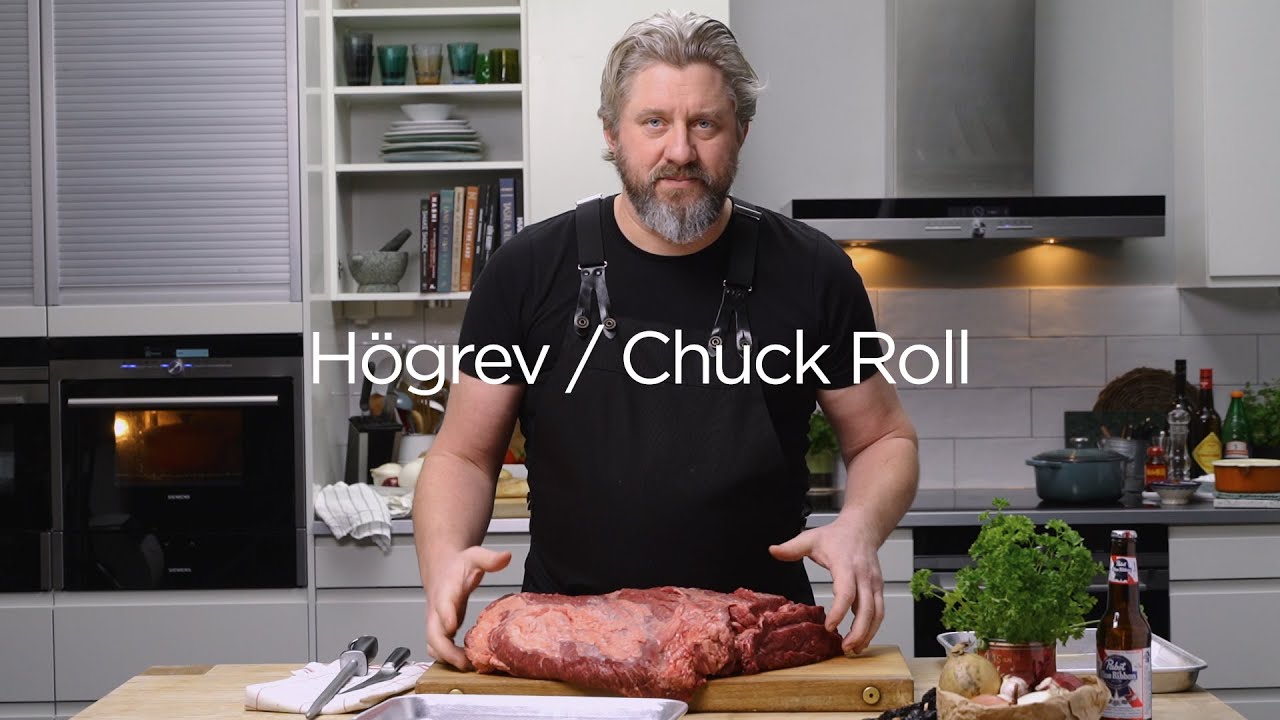 Amerikansk styckning på svenska, Nötkött: Högrev/Chuck Roll