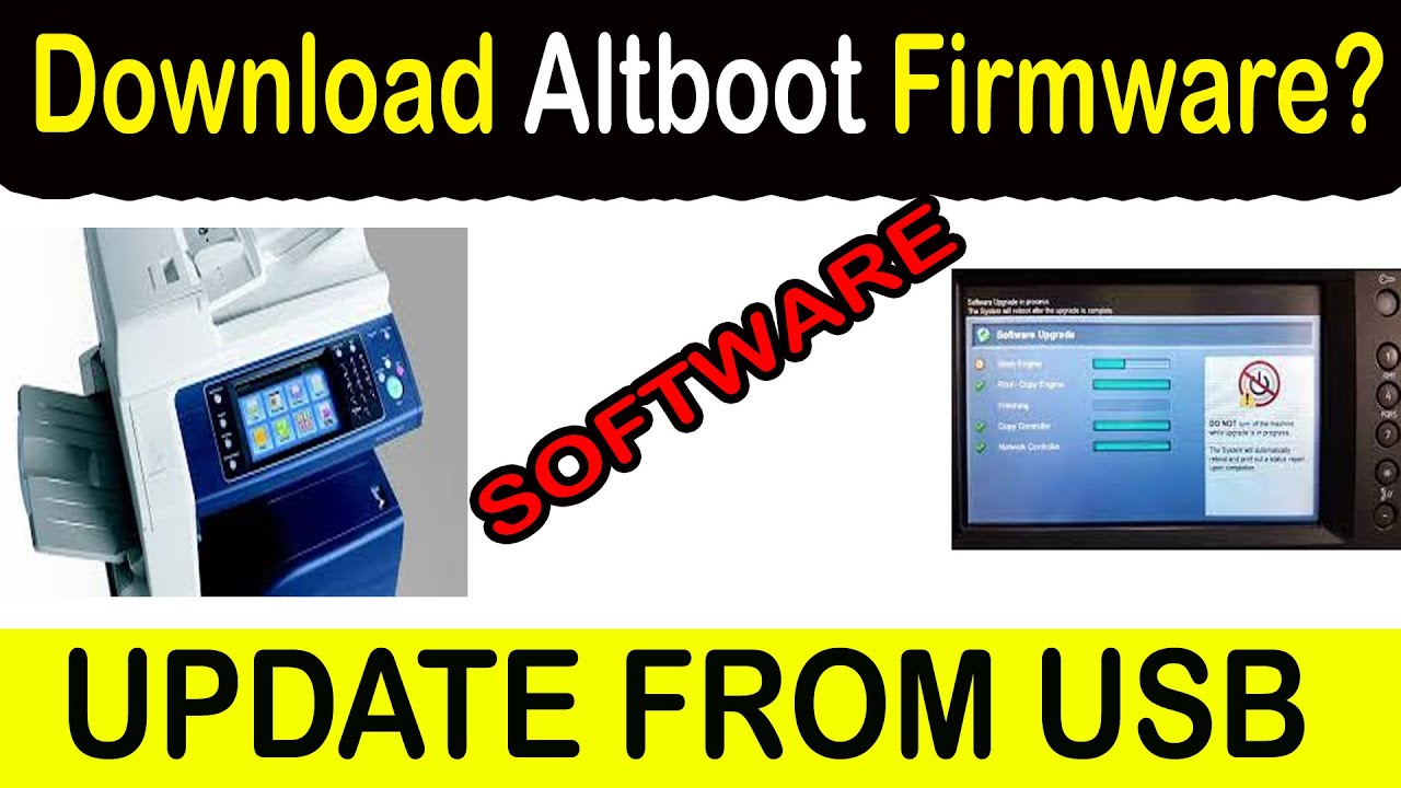 USB Flash से  Xerox WorkCentre 7525, 7530, 7535, 7545, 7555, 7830, 7835 Firmware कैसे स्थापित करें।