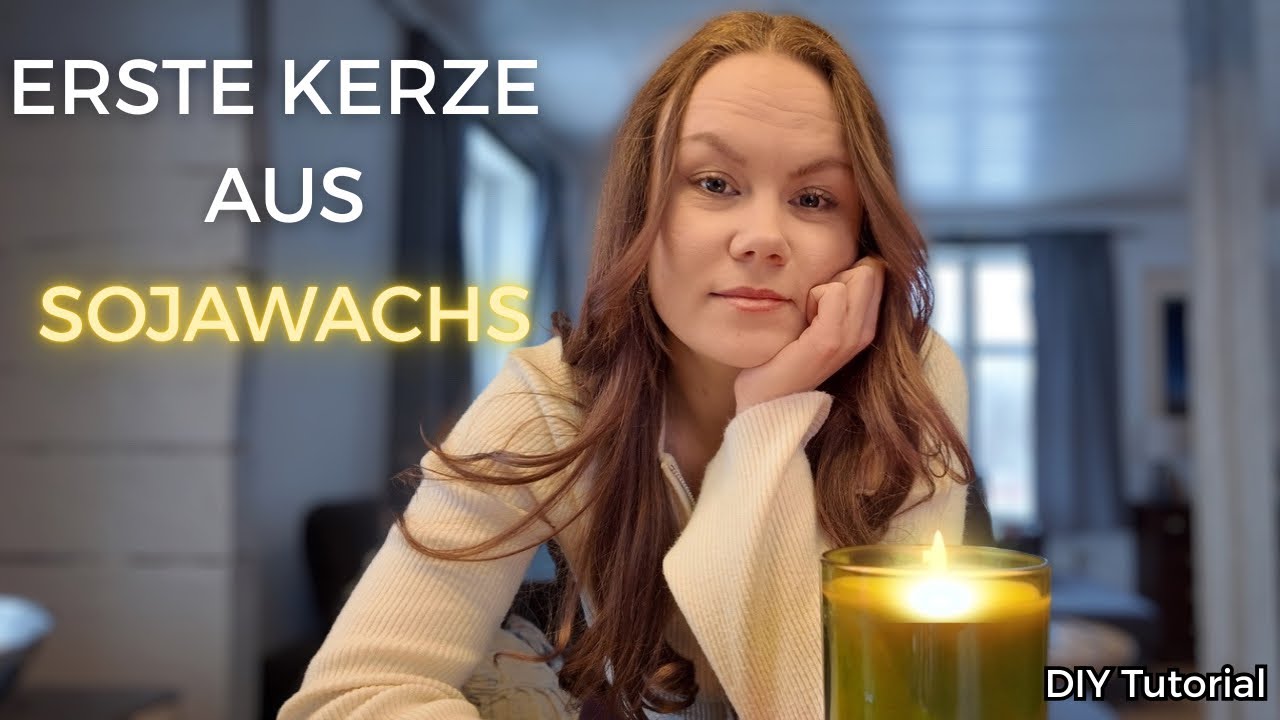 Meine erste Sojawachs-Kerze! 🕯️ Ich werde NIE WIEDER normale Kerzen kaufen! 