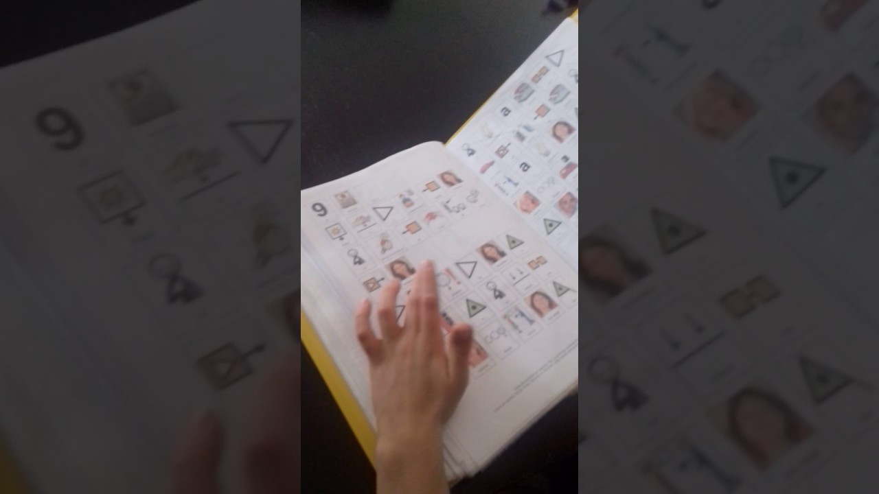 Comunicazione Aumentativa Alternativa: lori segue il racconto in CAA del compleanno della mamma