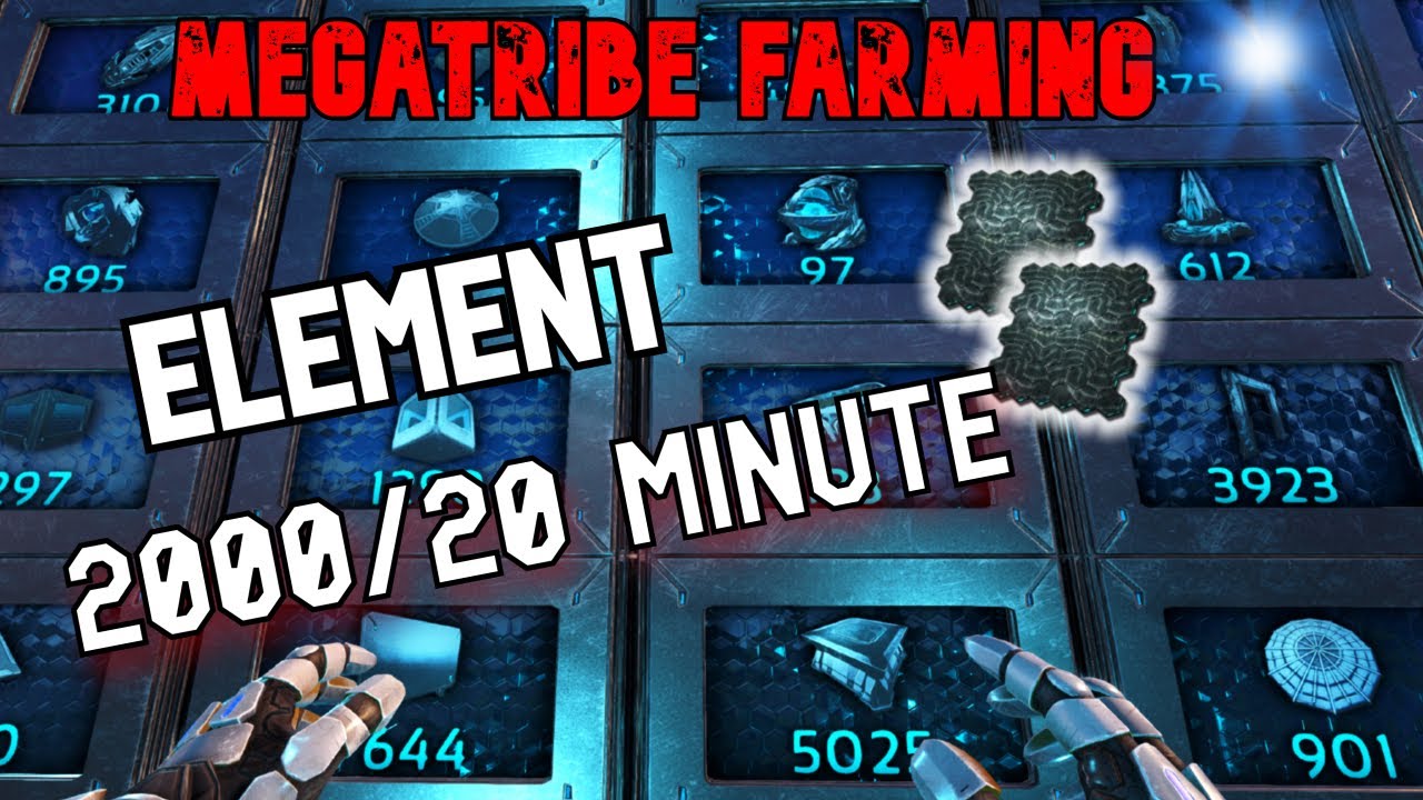 MegaTribe Life #8 - Element Farming Into Vulcano | UNLUCKY | Ark Official PvP  🍭