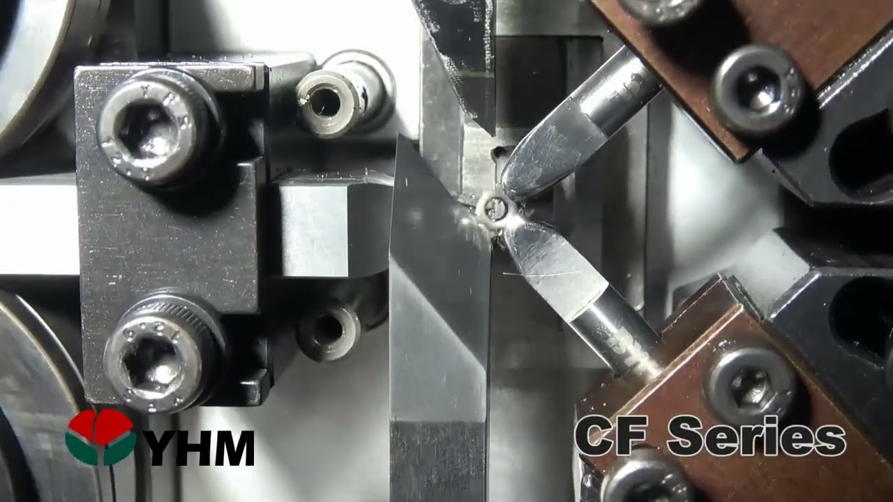 Resorte de compresión de bajo índice W.D 0.8 mm｜Máquinas de muelles de compresión CNC CF-310｜YHM