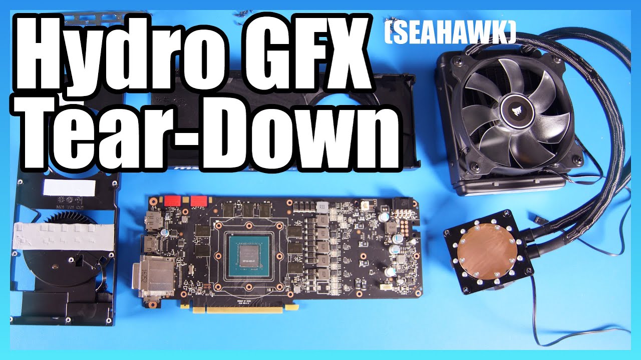 Corsair Hydro GFX GTX 1080 Tear-Down (