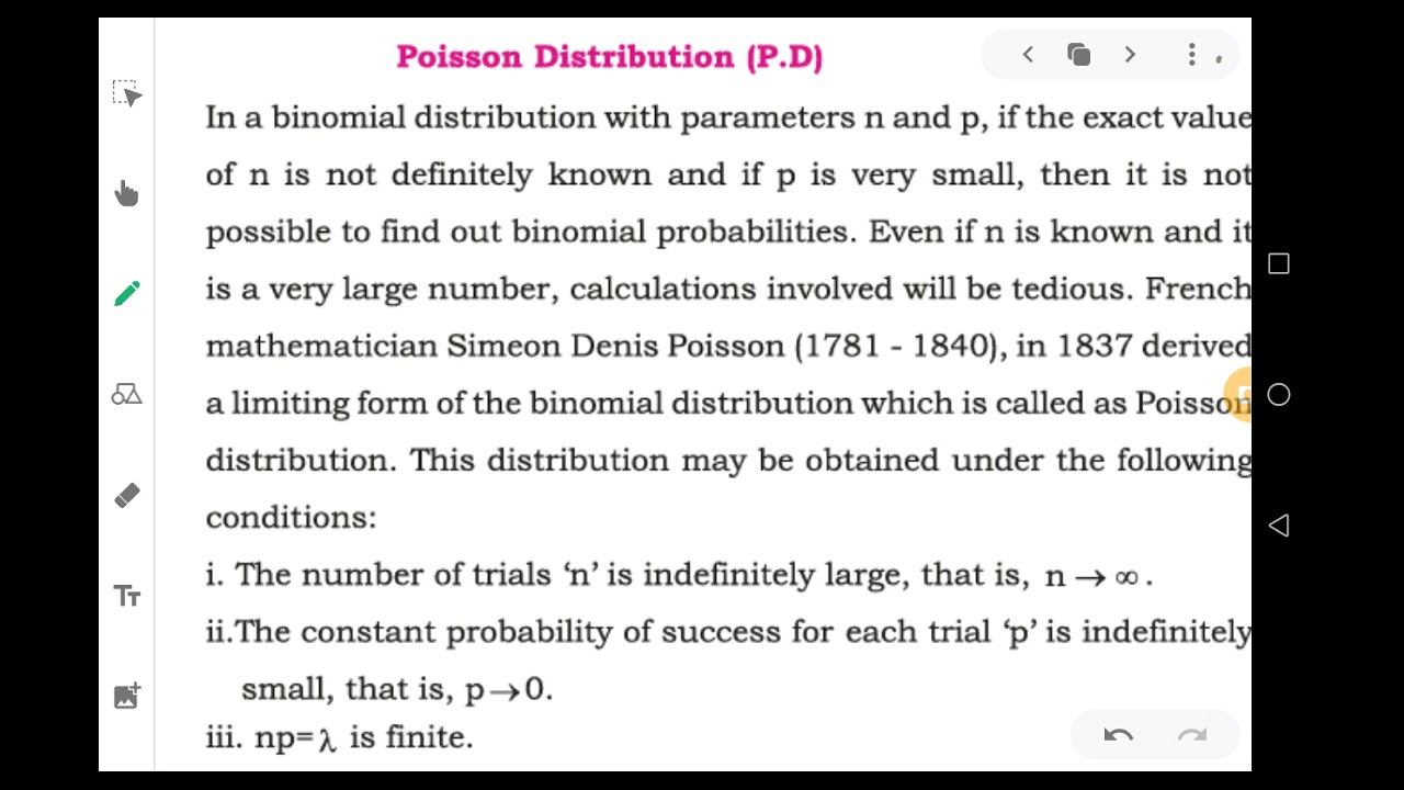 Poisson Distribution - 01