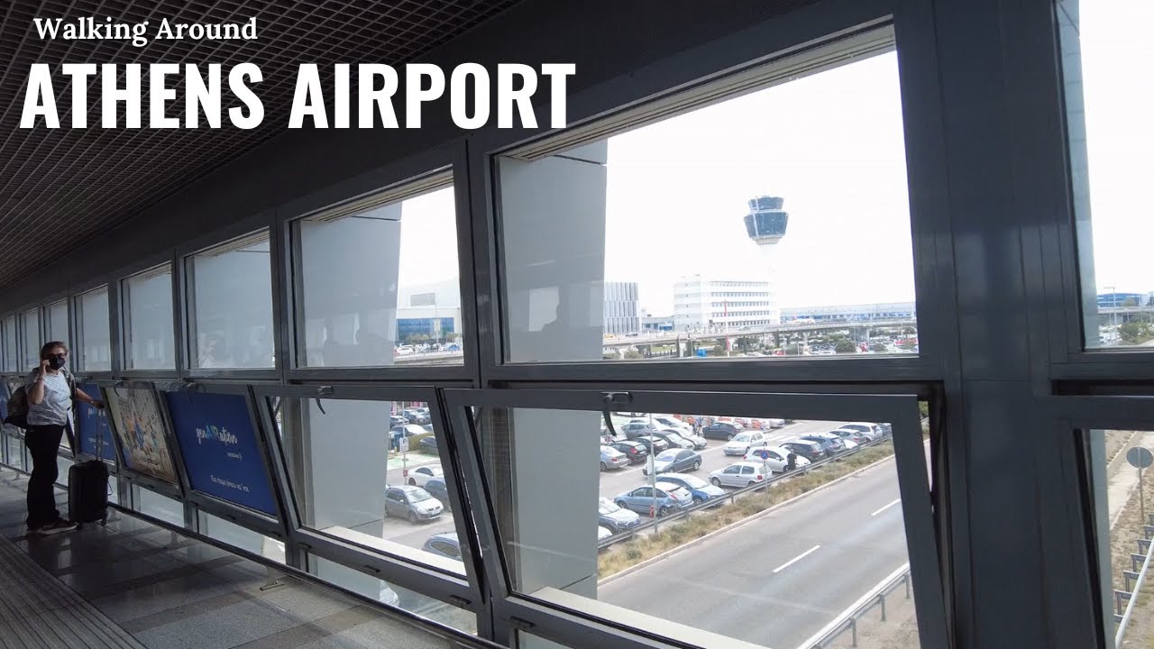 Walking around Athens Airport
